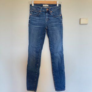 Madewell 8" High Riser Skinny Jeans Size 24